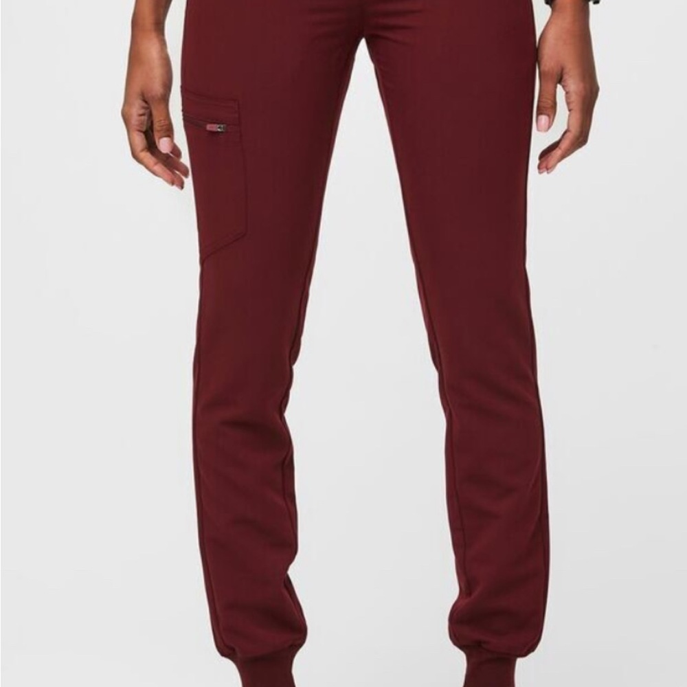 Figs Women's Burgundy Zamora Joggers